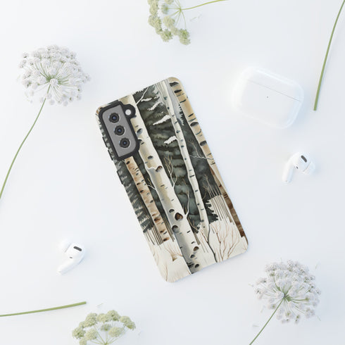 Winter Aspen Trunks - Impact Resistant Phone Case